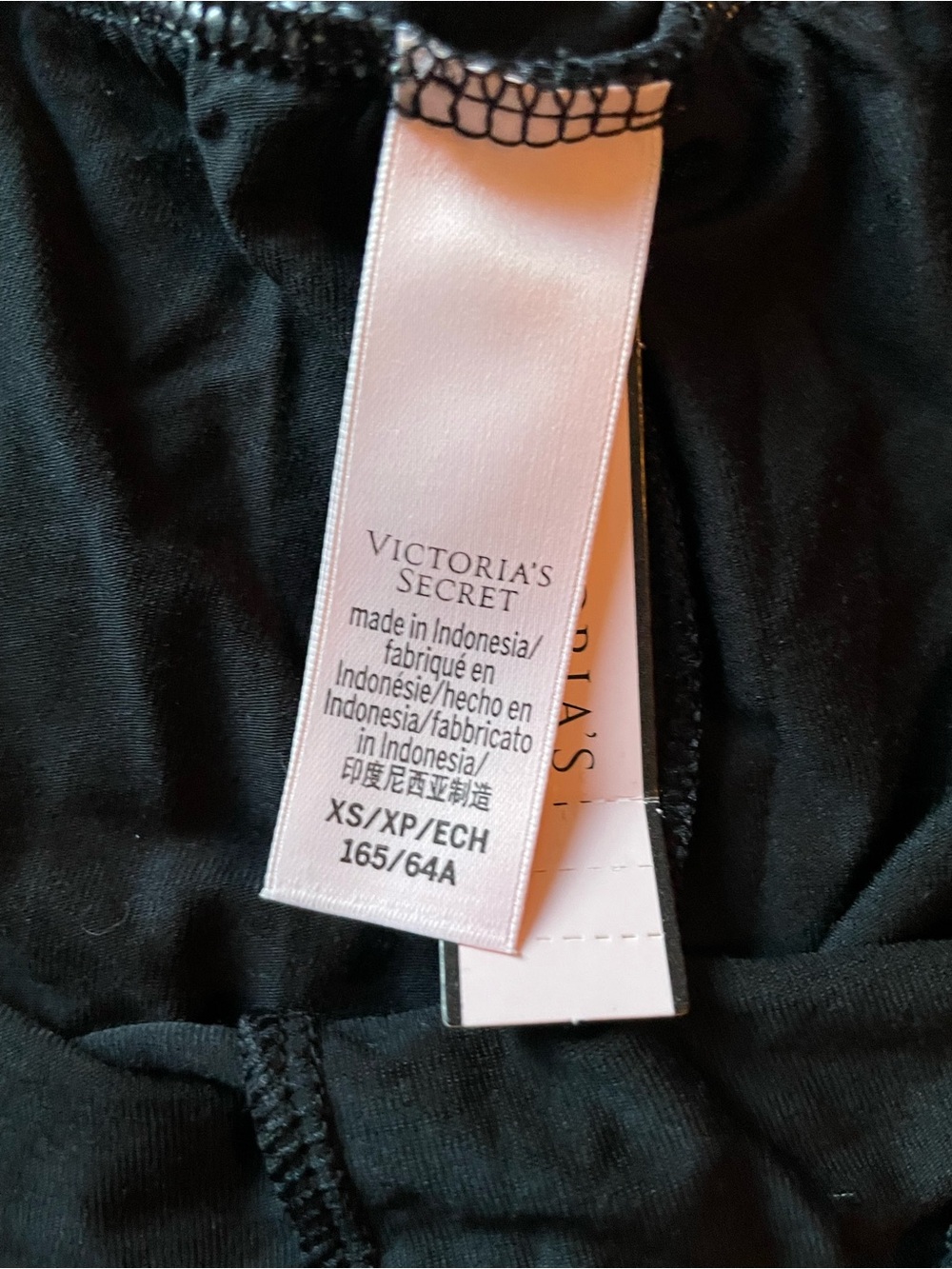 BNWT VICTORIA’S SECRET Black Lace-Trim Camisole & Short Sleep Set Size XS - Picture 10 of 11